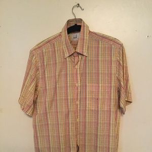 DUNHILL. Short Sleeve Shirt.